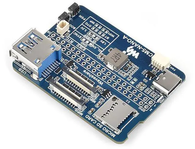 Alt view image 7 of 7 - CM5-NANO-A Nano Base Board for Raspberry Pi Compute Module 5 | Compact CM5-Compatible GPIO, USB 3.2, MIPI Interfaces | Evaluation & Integration Board for CM5 Lite/eMMC