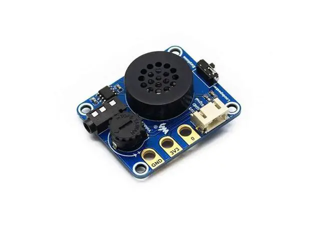 Alt view image 2 of 5 - Speaker Module for Micro:bit Onboard Hi-Fi chip NS8002 Makes it Become a Music Player with Earphone Jack Output Sound Volume Adjustment