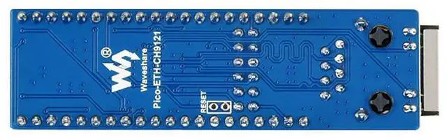 Alt view image 2 of 7 - Ethernet to UART Converter for Raspberry Pi Pico Series,2-CH UART,10/100M Ethernet, Bi-Direction Transparent Data Transmission