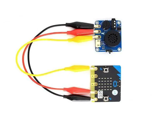 Alt view image 4 of 5 - Speaker Module for Micro:bit Onboard Hi-Fi chip NS8002 Makes it Become a Music Player with Earphone Jack Output Sound Volume Adjustment