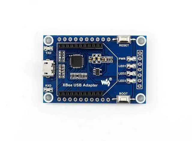 Main image of XBee USB Adapter UART Communication Board, XBee Interface, USB Interface,Onboard Buttons/LEDs