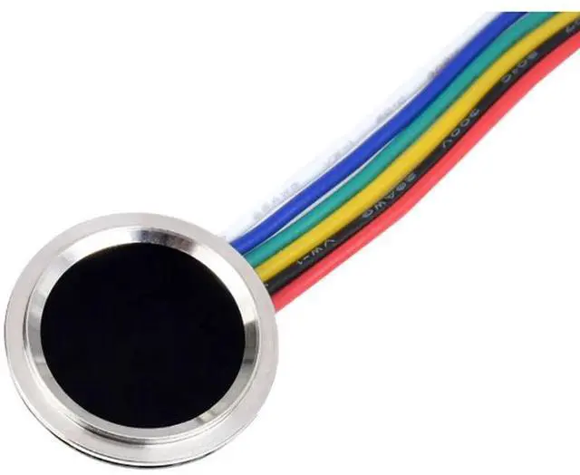 Main image of All-in-One Round-Shaped Capacitive Fingerprint Sensor (D), Nail Plate-Sized,UART Commands Operation, 360° Verification