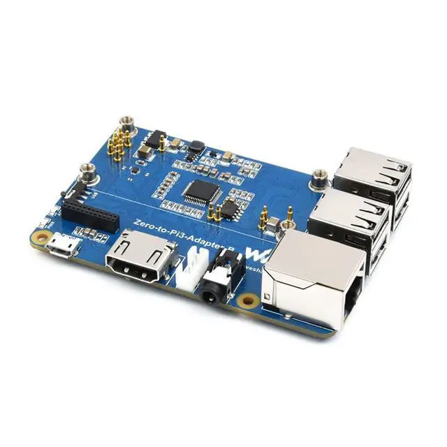 Alt view image 4 of 7 - Raspberry Pi Zero 2W to 3B Adapter, Use Zero 2W to Replace Raspberry Pi 3 Model B/B+