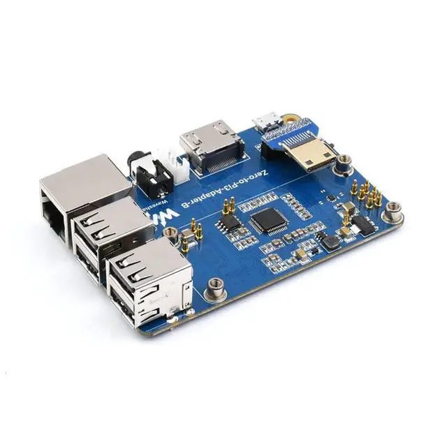 Alt view image 5 of 7 - Raspberry Pi Zero 2W to 3B Adapter, Use Zero 2W to Replace Raspberry Pi 3 Model B/B+