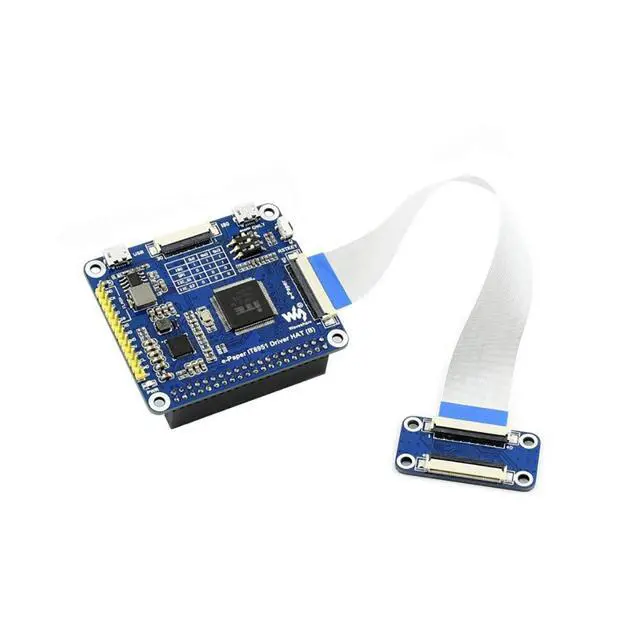 Alt view image 3 of 6 - 7.8inch E-Ink Display HAT Black/White Two Color E-Paper Screen Module for Raspberry Pi, Nucleo 1872×1404 IT8951 Controller USB/SPI/I80/I2C Interface Supports Partial Refresh