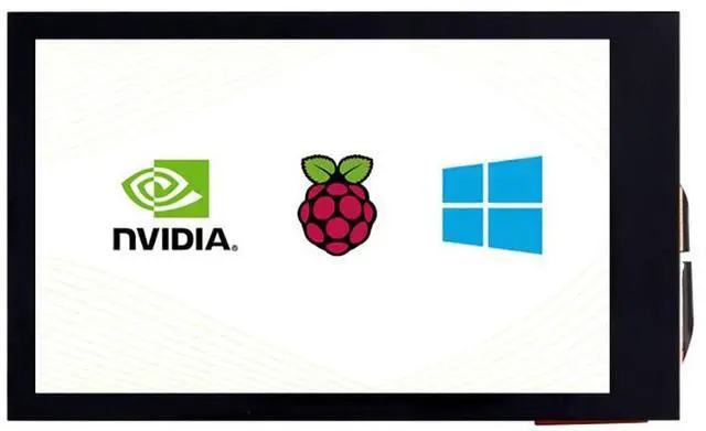 Main image of 3.5 Inch LCD Display 3.5inch HDMI Touch Screen Touchscreen for Raspberry Pi 4B+ 4B 3B+ 3B 2B+ Zero W WH 2 W Jetson Nano PC 480x800 Adjustable Brightness IPS Display