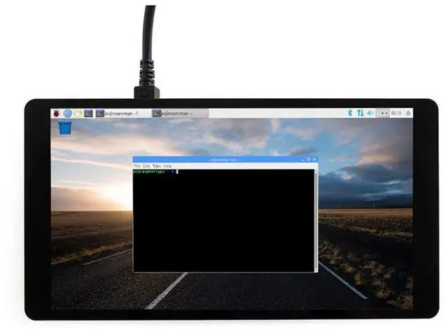 Alt view image 4 of 7 - 5.5inch Capacitive Touch Screen AMOLED 1920x1080 Display with Toughened Glass Cover 6H Hardness HDMI Interface Supports Multi Systems Supports Raspberry Pi, Jetson Nano
