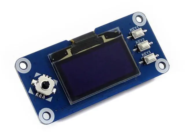 Main image of 1.3inch OLED Screen with SH1106 for Raspberry Pi 4B+ 4B 3B+ 3B 2B+ Zero W WH Jetson Nano 128x64 SPI I2C Interface