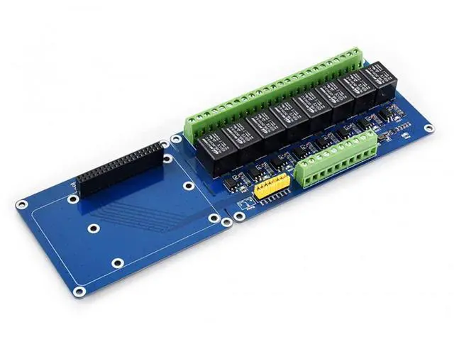 Main image of Coowell Raspberry Pi 8 Channel Relay Module HAT for Raspberry Pi 4B+ 4B 3B+ 3B 2B+ Zero W WH Jetson Nano Help The Pi to Control Home Appliances