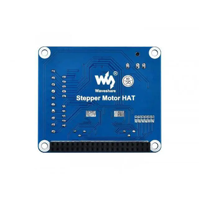 Alt view image 4 of 5 - Stepper Motor HAT for Raspberry Pi 4B+ 4B 3B+ 3B 2B+ Zero W WH Jetson Nano Dual DRV8825 Motor Controller up to 1/32 Microstepping Drives Two Stepper Motors