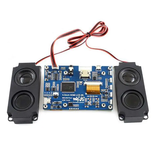 Alt view image 4 of 7 - 4.3inch HDMI LCD 800x480 IPS Display Supports Various Systems Capacitive Touch Screen Support Jetson Nano,Beaglebone Black, Banana pi, Raspberry pi Raspbian/Ubuntu/Kali/Retropie/WIN10 IOT