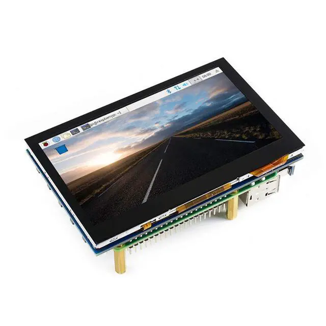 Alt view image 6 of 7 - 4.3inch HDMI LCD 800x480 IPS Display Supports Various Systems Capacitive Touch Screen Support Jetson Nano,Beaglebone Black, Banana pi, Raspberry pi Raspbian/Ubuntu/Kali/Retropie/WIN10 IOT