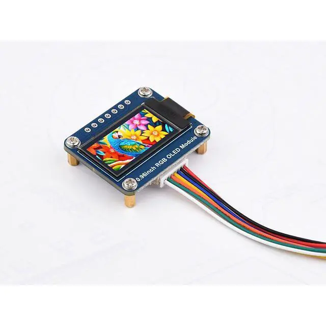 Alt view image 3 of 7 - 0.96 Inch RGB OLED Display Module for Raspberry Pi/Arduino/STM32 with SSD1357 Driver 64×128 65K Colors SPI Interface 3.3V/5V
