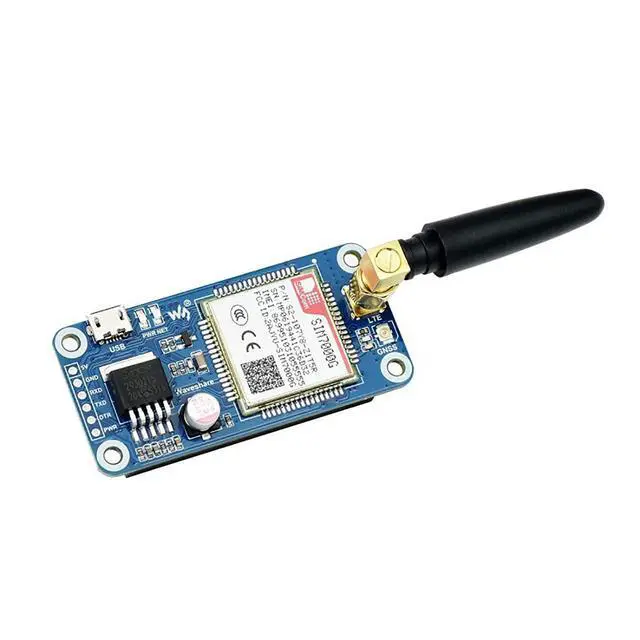 Alt view image 3 of 7 - SIM7000G NB-IoT/Cat-M/Edge/GPRS HAT for Raspberry Pi Series, Low Power Narrow Band Cellular IoT Communication Module,GNSS Positioning, Support Global Band
