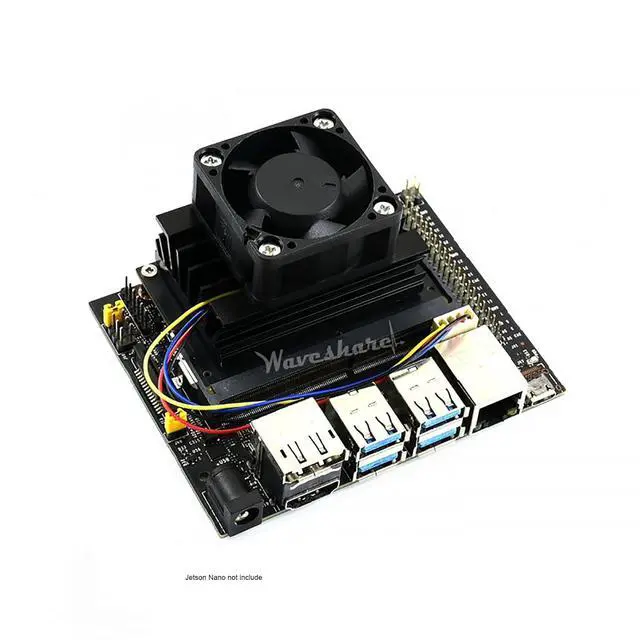 Alt view image 5 of 5 - Dedicated Cooling Fan for Jetson Nano PWM Adjustment Strong Cooling Air Brushless Fan 4PIN Reverse-Proof Connector