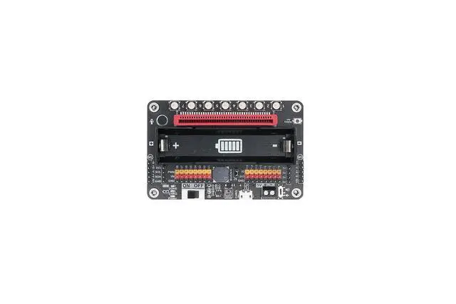 Alt view image 3 of 6 - RobotBit -for Micro:bit Expansion Board Onboard PCA9685 Integrating Motor and Servo Drives with Full-Color RGB LEDs and Sound Volume Level Detecion for Robotic Projects