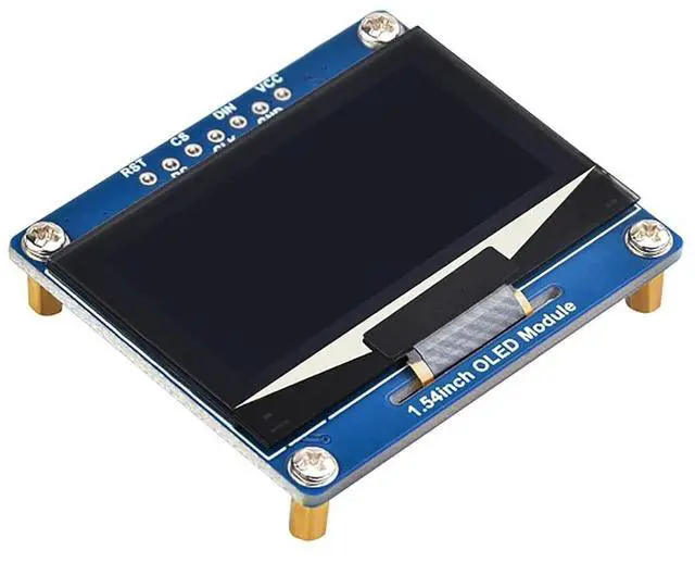 Alt view image 3 of 7 - 1.54 Inch OLED Display Module for Raspberry Pi 4B+ 4B 3B+ 3B 2B+ Zero W WH 2W for Arduino Jetson Nano STM32 128×64 Resolution Blue Display Color