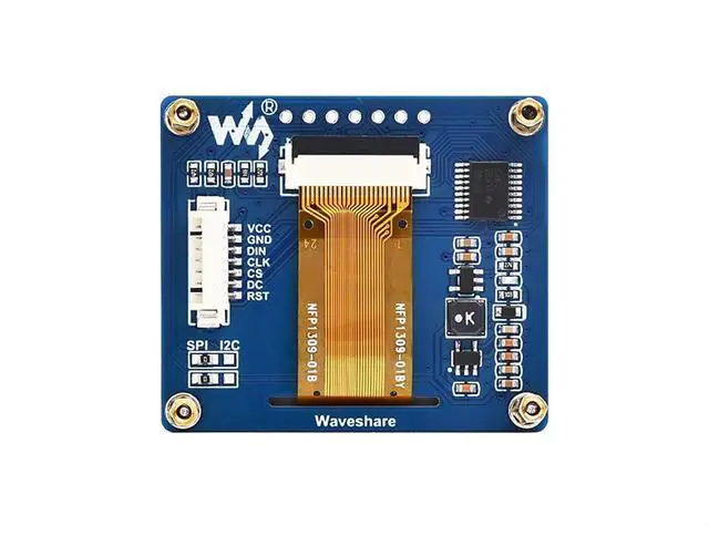 Alt view image 2 of 7 - 1.54 Inch OLED Display Module for Raspberry Pi 4B+ 4B 3B+ 3B 2B+ Zero W WH 2W for Arduino Jetson Nano STM32 128×64 Resolution Blue Display Color