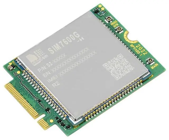 Main image of SIM7600G-H-M.2 SIMCom Original 4G LTE Cat-4 Module, Global Coverage,GNSS, M.2 B Key Interface, Maximum 150Mbps Downlink Rate and 50Mbps Uplink Rate