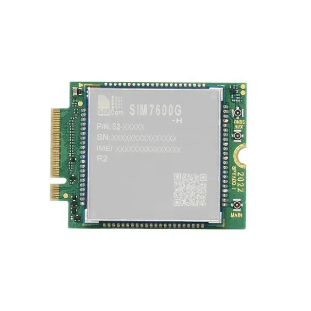 Alt view image 3 of 5 - SIM7600G-H-M.2 SIMCom Original 4G LTE Cat-4 Module, Global Coverage,GNSS, M.2 B Key Interface, Maximum 150Mbps Downlink Rate and 50Mbps Uplink Rate