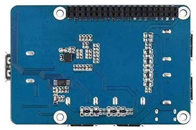 Alt view image 2 of 7 - USB 3.2 Gen1 HUB HAT for Raspberry Pi with 4X USB 3.2 Gen1 Ports, No Need Driver compatible with USB 3.0/2.0/1.1