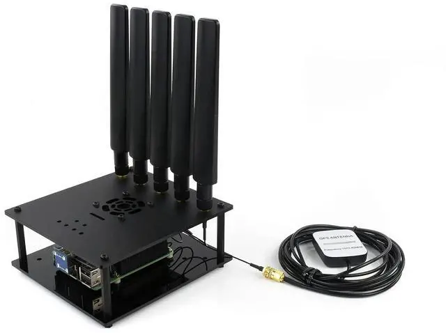 Main image of SIM8200EA-M2 5G HAT with Antennas 5G/4G/3G Support Snapdragon X55 Onboard Multi Mode Multi Band Applicable for Regions with 5G Sub-6G Signal Coverage