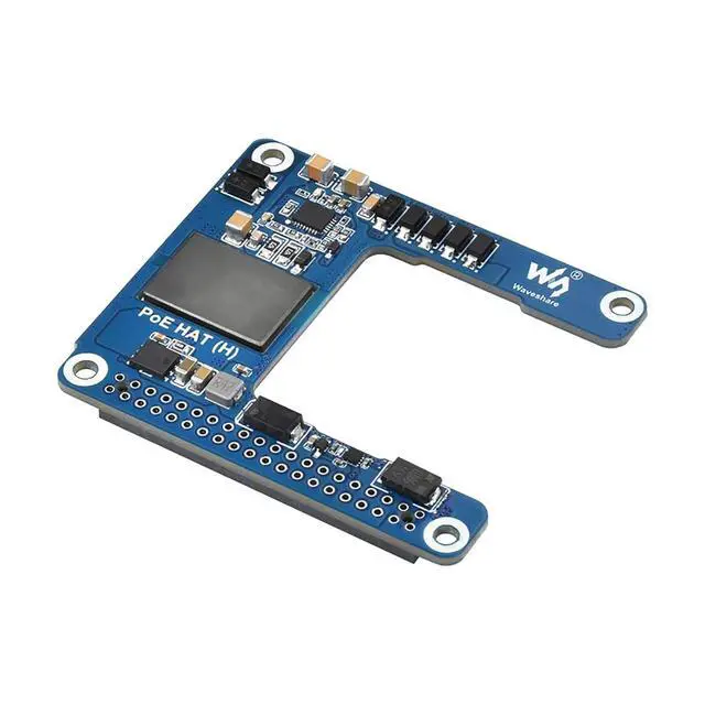 Alt view image 6 of 7 - Fits Raspberry Pi 5 PoE HAT (H) - 5V 5A Output, IEEE 802.3af/at Compliant Power Over Ethernet HAT for Pi 5/CM5, Compact Design, Compatible with Official Case & Active Cooler