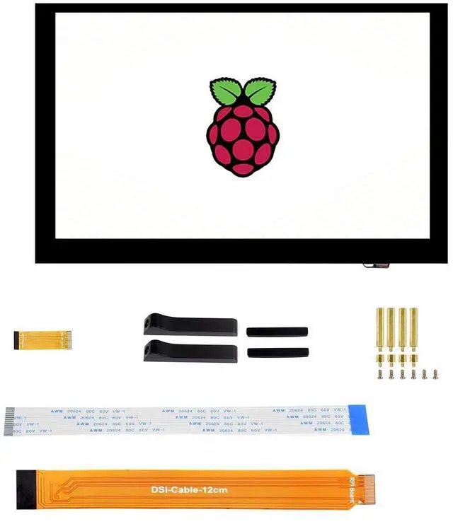 Main image of 5 Inch DSI Touch Display for Raspberry Pi 5, IPS Panel, 1024x600 Resolution, Multi-Touch, Adjustable Brightness