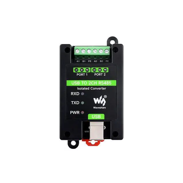 Alt view image 2 of 7 - Industrial Grade Isolated Converter USB to 2CH RS485 Onboard Original FT2232HL Chip 2-CH USB to RS485 Adapter Stable and Reliable Communication