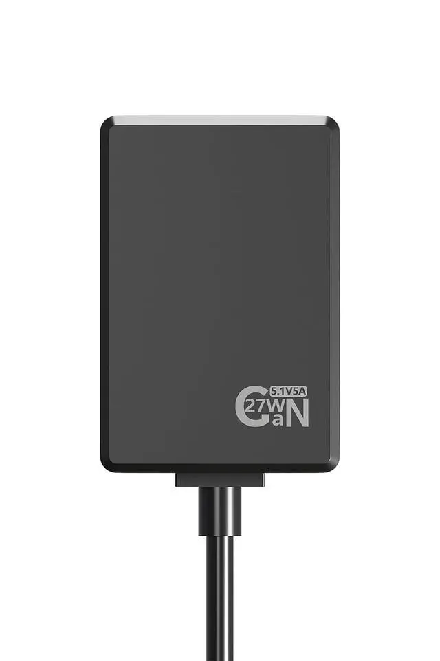 Alt view image 2 of 7 - for Raspberry Pi 5 Power Supply 27W USB-C PD Power Supply Output 5.1V/5A, 9V/3A, 12V/2.25A, 15V/1.8A ETL Listed-GaN PD 5A 27W