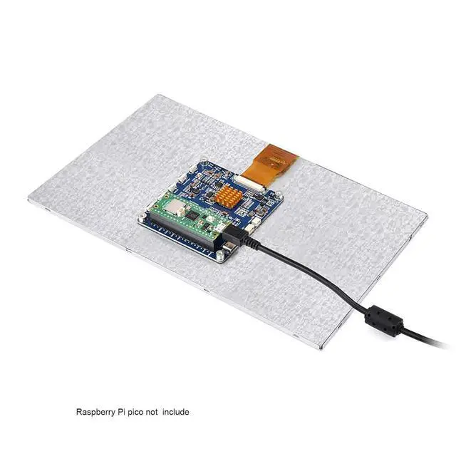 Alt view image 3 of 7 - 10.1 Inch DVI Display Module for Raspberry Pi Pico IPS Panel Screen 1024×600 DVI Interface Built in OSD Menu