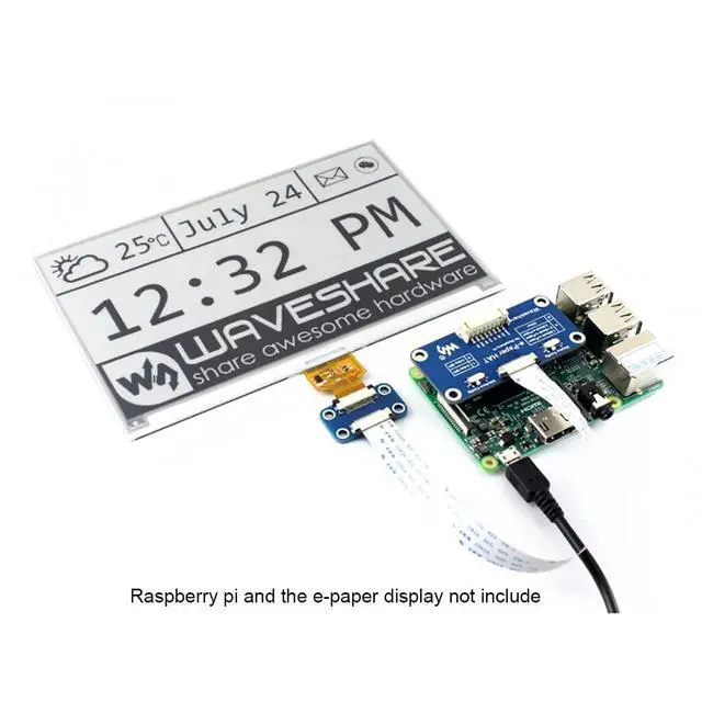 Alt view image 6 of 6 - Universal Epaper Driver E-Paper Driver Board Supports Various SPI E-Paper Raw Panels Compatible Raspberry Pi 4B+ 4B 3B+ 3B 2B+ Zero W WH Jetson Nano
