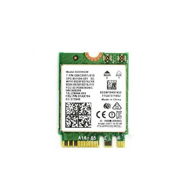 Alt view image 4 of 7 - AC8265 Wireless NIC Module for Jetson Nano(B01) Onboard Intel 8265AC Chip 2.4G / 5G Hz Dual Band WiFi Bluetooth 4.2 IPEX Connector Support Linux, Windows 10/8.1/8/7