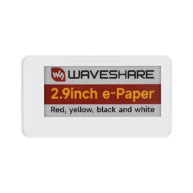 Alt view image 2 of 7 - 2.9inch Passive NFC-Powered e-Paper Tag, 4-Color Red Yellow Black White E-Ink Electronic Label Module with ABS Case for Price Tag Asset Tag Shelf Label Name Tag