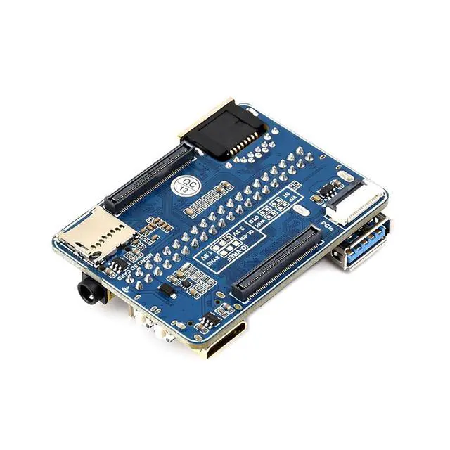 Alt view image 2 of 7 - Nano Base Board for Raspberry Pi Compute Module 5, CM5 Mini Expansion Board with Pre-Soldered Header, 4K HDMI, USB 3.2, Gigabit Ethernet, Dual MIPI, PCIe, 40PIN GPIO