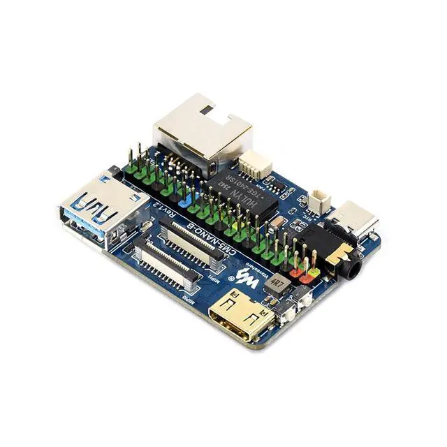 Alt view image 4 of 7 - Nano Base Board for Raspberry Pi Compute Module 5, CM5 Mini Expansion Board with Pre-Soldered Header, 4K HDMI, USB 3.2, Gigabit Ethernet, Dual MIPI, PCIe, 40PIN GPIO
