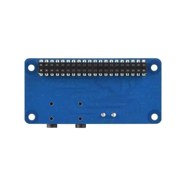 Alt view image 6 of 7 - DA7212 I2S Audio Board for Raspberry Pi, Stereo Audio Codec HAT with Dual Microphones, 3.5mm Headphone Jack + AUX Input, Speaker Terminal/PH2.0 Header, I2C Control, 24-bit/96kHz, EEPROM Auto Load