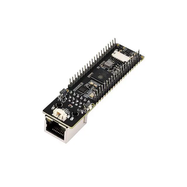 Alt view image 3 of 7 - ESP32-P4 PoE Ethernet Dev Board, 100Mbps RJ45 + PoE Power, USB-C Power Option, RISC-V MCU, 32MB PSRAM + 32MB Flash, MIPI-CSI/DSI, USB 2.0 OTG HS, 40-Pin Header, TF Slot