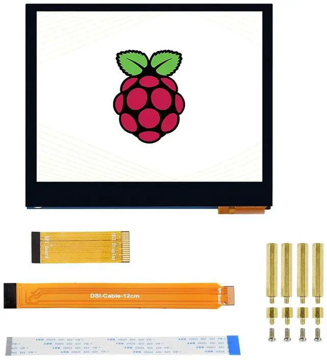 Main image of 3.5 Inch DSI IPS LCD Touchscreen Monitor, 640×480 Capacitive 5-Point Touch, Plug-and-Play DSI Display Compatible with Raspberry Pi Boards, Compact Touch Screen for DIY Electronics & Pi Projects