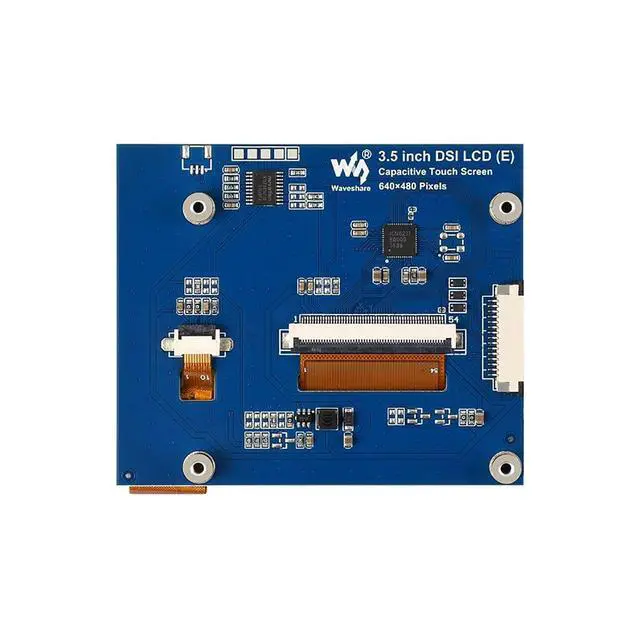 Alt view image 3 of 7 - 3.5 Inch DSI IPS LCD Touchscreen Monitor, 640×480 Capacitive 5-Point Touch, Plug-and-Play DSI Display Compatible with Raspberry Pi Boards, Compact Touch Screen for DIY Electronics & Pi Projects