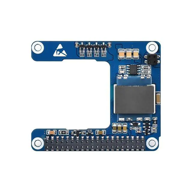 Alt view image 7 of 7 - Fits Raspberry Pi 5 PoE HAT (H) - 5V 5A Output, IEEE 802.3af/at Compliant Power Over Ethernet HAT for Pi 5/CM5, Compact Design, Come with Official Pi Case