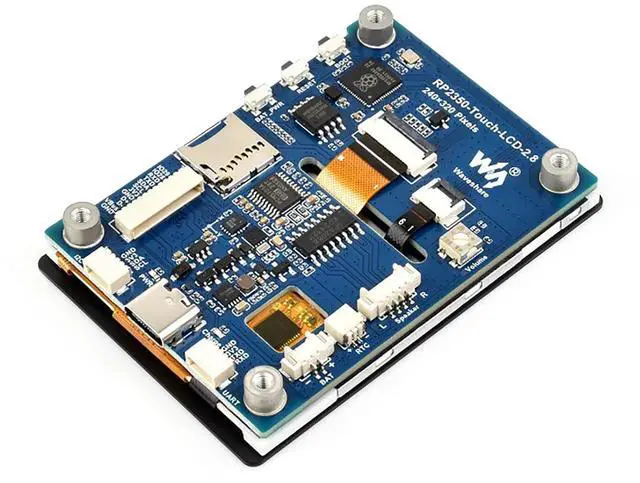 Alt view image 4 of 7 - RP2350-Touch-LCD-2.8 Development Board with 2.8" IPS Capacitive Touch Display, SPI Interface, 5-Point Touch, Dual-Core MCU (Pi RP2350), 6-Axis Sensor, Fits Arduino IDE & MicroPython