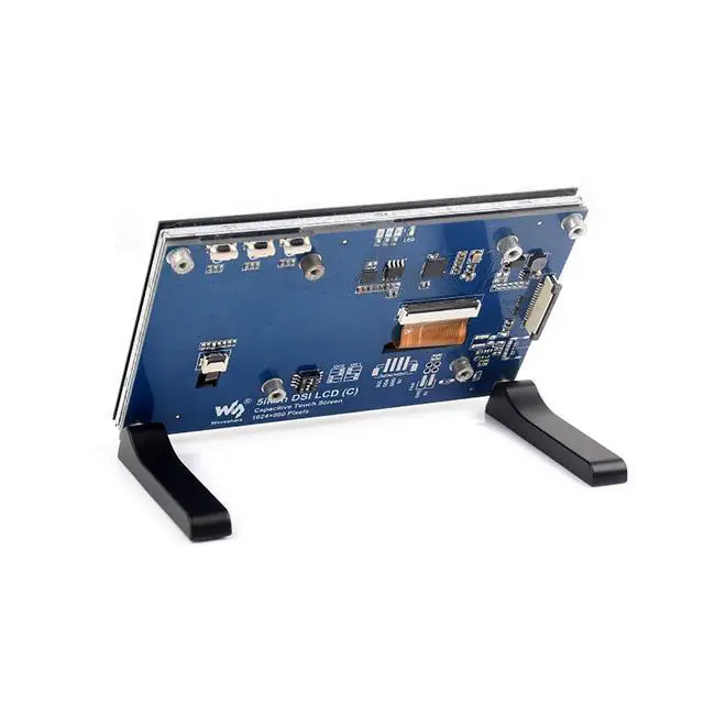 Alt view image 3 of 7 - 5 Inch DSI Touch Display for Raspberry Pi 5, IPS Panel, 1024x600 Resolution, Multi-Touch, Adjustable Brightness