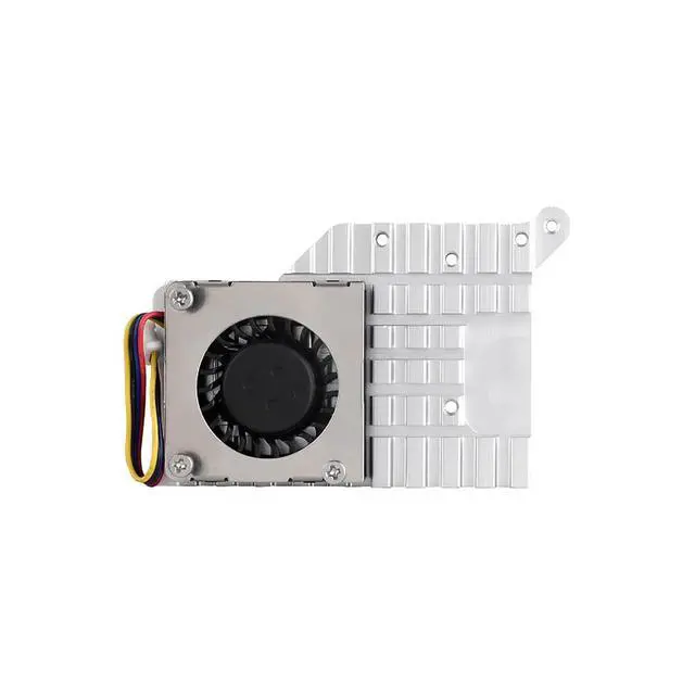 Alt view image 2 of 7 - PCIe to M.2 Adapter Board (E) for Raspberry Pi 5 Fits 2242/2230 Size NVMe Protocol M.2 SSD, High-Speed Reading/Writing for Raspberry Pi 5 NVMe with Cooling Fan 8Gbps Data Rate