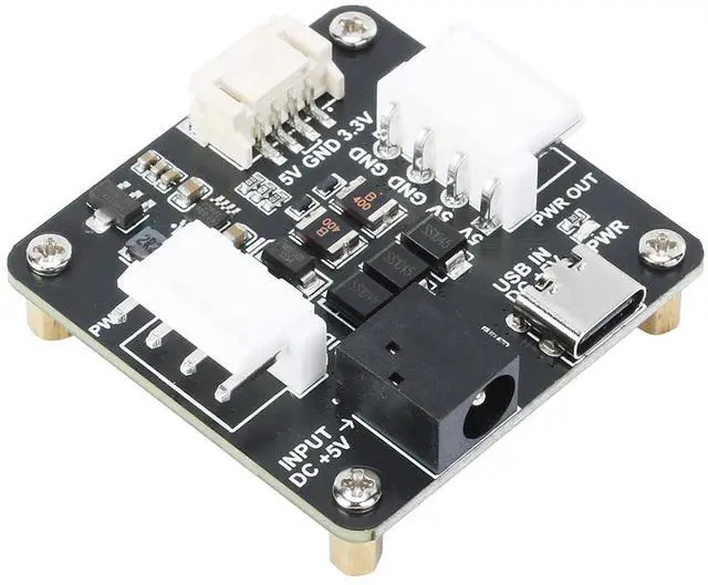 Alt view image 5 of 7 - RGB LED Matrix Panel for Raspberry Pi for Arduino Full Color 64x64 LED Panel 192x192 mm 3mm Pitch 4096 LEDs with Power Adapter Board and GaN Power Supply 27W