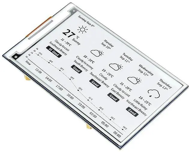 Main image of 4.26 Inch E-Paper Display HAT for Raspberry Pi/Jetson Nano/Arduino/STM32 800x480 Resolution SPI Interface Black/White