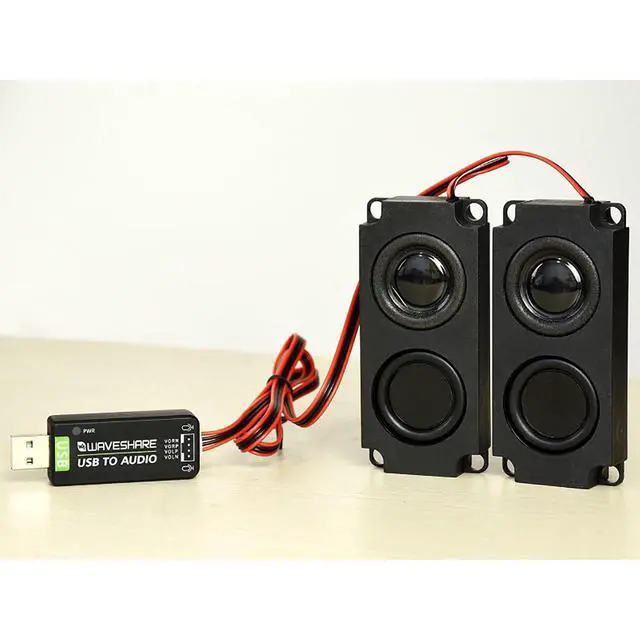 Alt view image 3 of 6 - USB Sound Card USB Audio Module Onboard Microphone for Raspberry Pi/Jetson Nano Driver-Free Plug and Play External Audio Converter