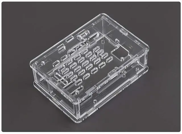 Main image of for Raspberry Pi 5 Clear Acrylic Case Transparent Case Supports Installing with Official Active Cooler