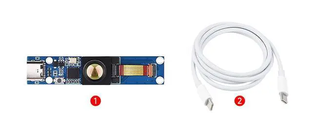 Alt view image 4 of 7 - Long-Wave IR Thermal Imaging Camera Module for Raspberry Pi 80×62 Pixels 45°FOV Type-C Port