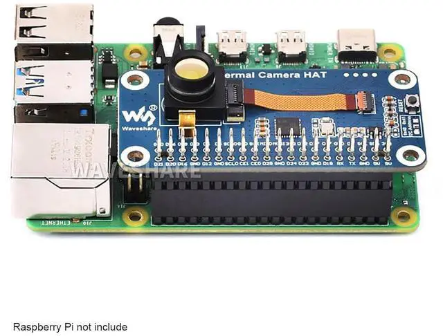 Alt view image 3 of 7 - Long Wave IR Thermal Imaging Camera Module for Raspberry Pi 80×62 Pixels 45°FOV with 40PIN GPIO Header Motion Detection